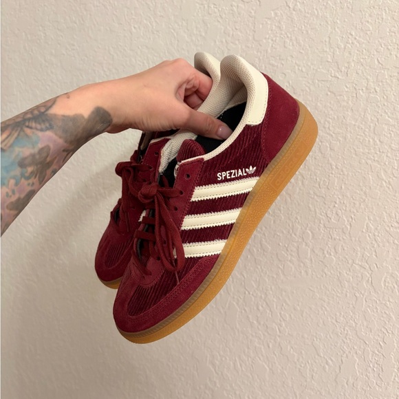 Adidas Burgundy Spezial Sneakers - Picture 5 of 9